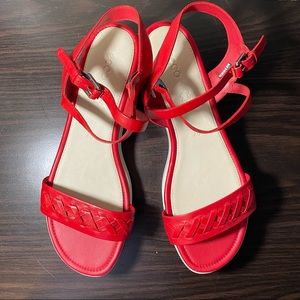 Ecco Red sandals